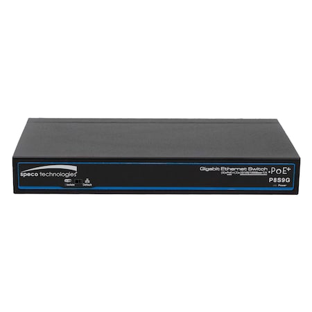 Speco Technologies 9 Port Gigabit Network Switch P8S9G